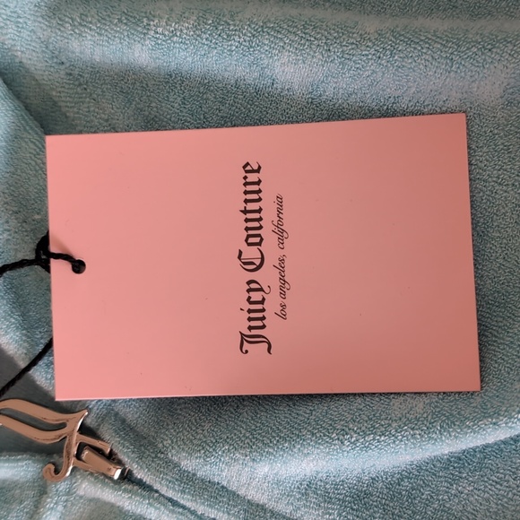 Juicy Couture 💎 Y2K Rhinestone Crystal Blue Tracksuit, Terry (Medium) - Picture 11 of 16